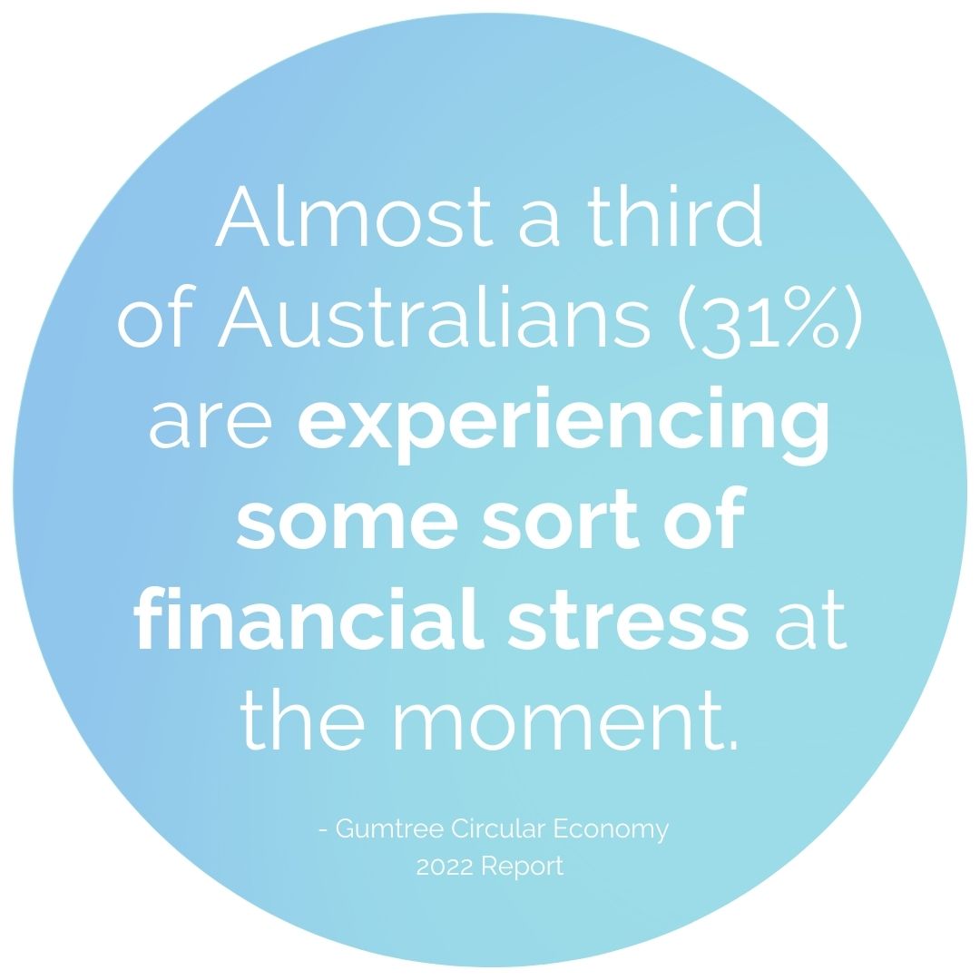 Almost a third of Australians (31%) are experiencing some sort of financial stress at the moment.